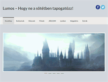 Tablet Screenshot of lumos.hu